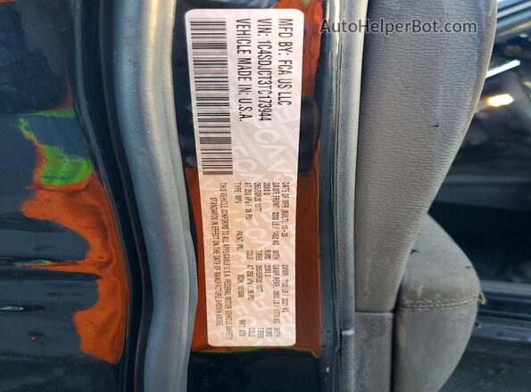 1C4SDJCT3TC173944 2026 DODGE DURANGO Black Вид наклейки з VIN-кодом