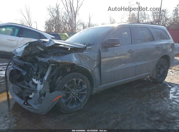 1C4SDJCT5MC863129 2021 DODGE DURANGO Gray Առջևի ձախ երեք քառորդ տեսարան