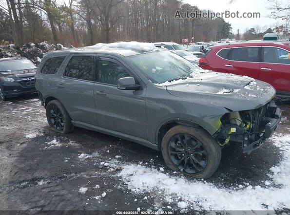 1C4SDJCT8NC133085 2022 DODGE DURANGO Gray Rear interior view