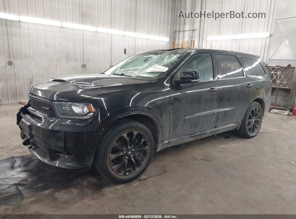 1C4SDJCT9KC599300 2019 DODGE DURANGO Black Передня ліва чверть