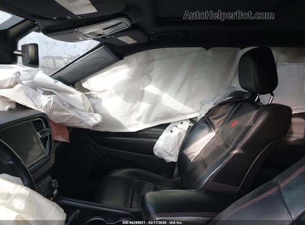 1C4SDJCT9MC849170 2021 DODGE DURANGO Белый Вид салона спереди