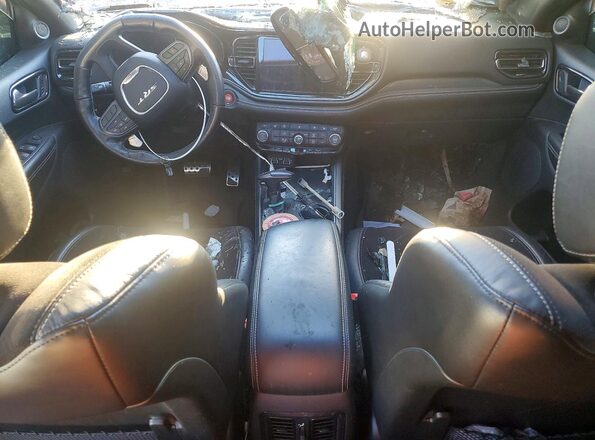 1C4SDJGJ1NC217581 2022 DODGE DURANGO Black Առջևի վահանակի տեսք