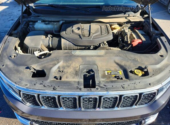 1C4SJSAP4PS542732 2023 JEEP WAGONEER Gray Engine compartment view