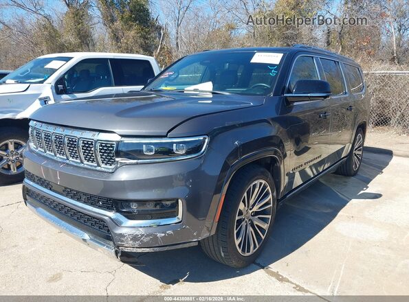 1C4SJSGP0RS182286 2024 JEEP GRAND WAGONEER L Gray Vista tres cuartos delantera izquierda