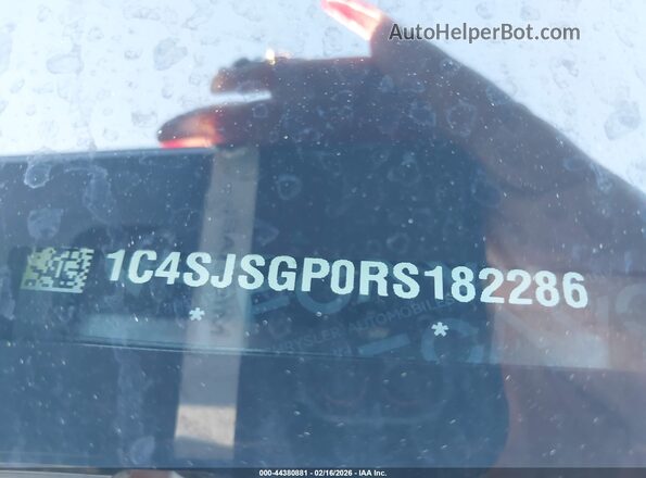 1C4SJSGP0RS182286 2024 JEEP GRAND WAGONEER L Gray Vista del compartimento del motor