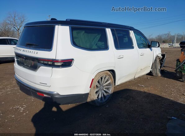 1C4SJVFP7NS142431 2022 JEEP GRAND WAGONEER White Trasero derecho