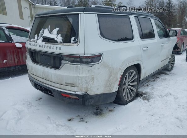 1C4SJVFP9PS501121 2023 JEEP GRAND WAGONEER Белый Задняя правая четверть