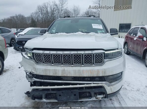 1C4SJVFP9PS501121 2023 JEEP GRAND WAGONEER Белый Вид щитка приборов