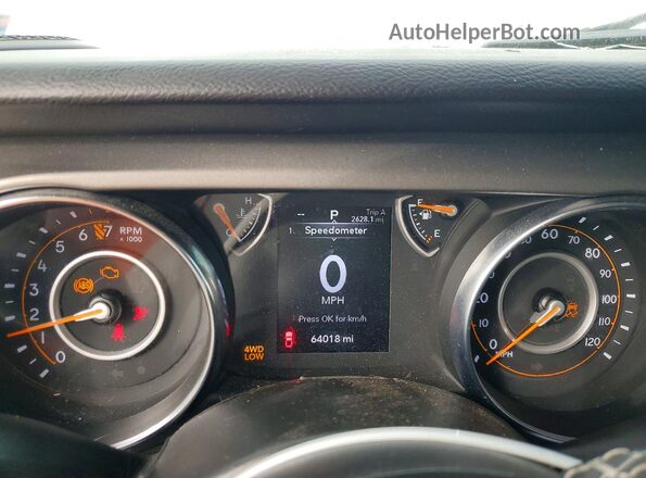 1C6HJTAG1PL519863 2023 JEEP GLADIATOR Белый Вид щитка приборов