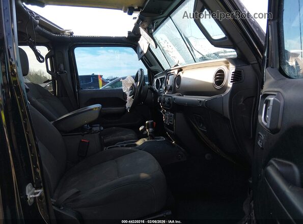 1C6HJTAG7LL159637 2020 JEEP GLADIATOR Black Вид салону спереду