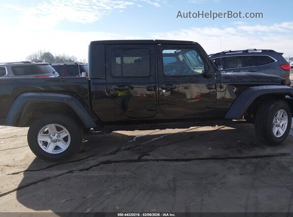 1C6HJTAG7LL159637 2020 JEEP GLADIATOR Black Вид задньої частини салону
