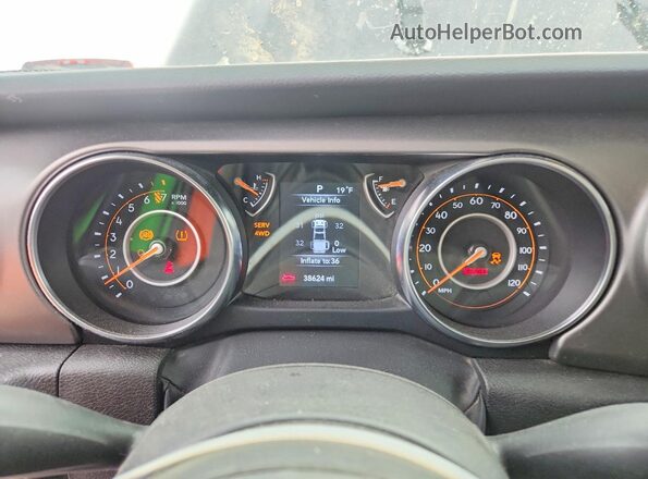 1C6HJTAGXPL505055 2023 JEEP GLADIATOR Угольный Вид щитка приборов