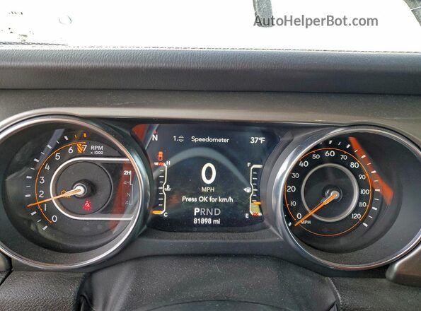 1C6HJTFG9PL507453 2023 JEEP GLADIATOR White Вид щитка приладів