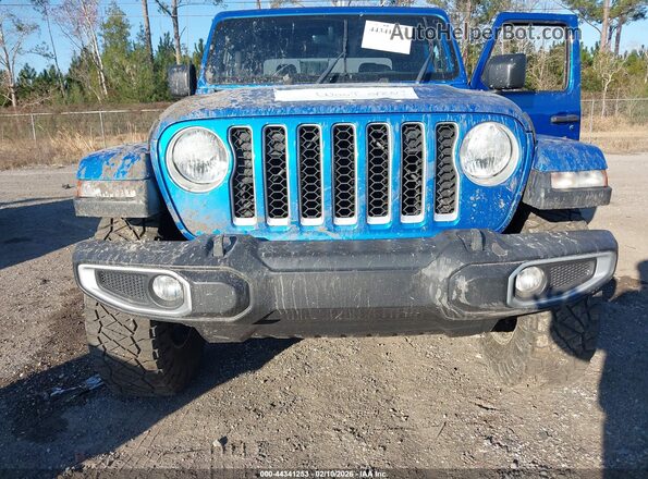 1C6HJTFGXML546564 2021 JEEP GLADIATOR Синий Вид спереди