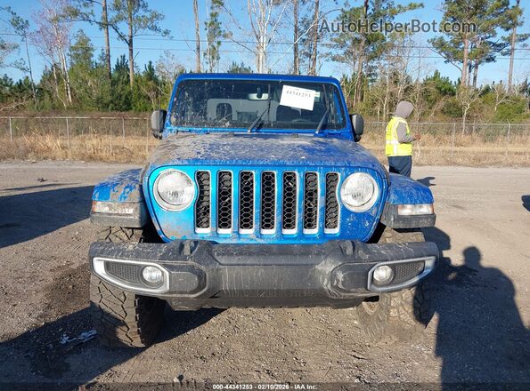 1C6HJTFGXML546564 2021 JEEP GLADIATOR Синий Вид щитка приборов