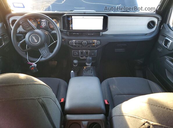 1C6PJTAG0SL517719 2025 JEEP GLADIATOR Black Dashboard view