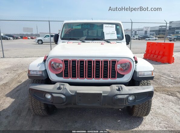 1C6PJTAG1SL510469 2025 JEEP GLADIATOR White Սարքավորումների վահանակի տեսք