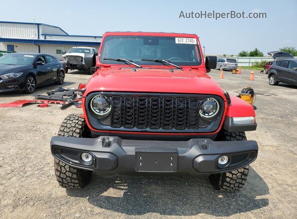 1C6PJTAG5SL504755 2025 JEEP GLADIATOR Red Vista frontal