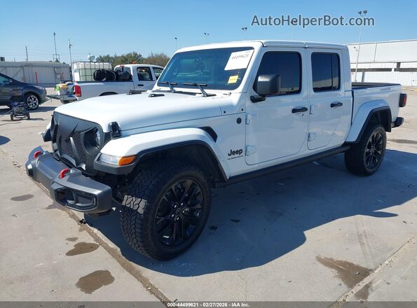 1C6PJTAG6SL503775 2025 JEEP GLADIATOR White Առջևի ձախ երեք քառորդ տեսարան