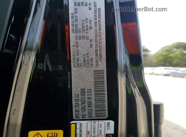 1C6RJTBG2TL163680 2026 JEEP GLADIATOR Black VIN კოდის სტიკერის ხედი