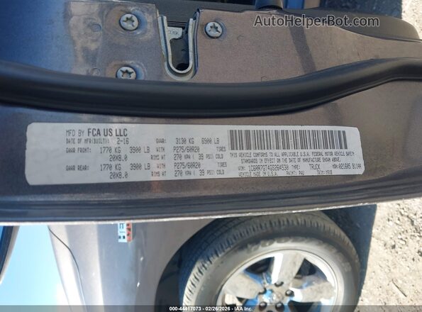1C6RR7GT4GS264530 2016 RAM 1500 Gray Vista del compartimento del motor
