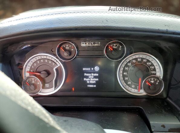 1C6RR7MT5GS281373 2016 DODGE RAM Black Widok zestawu wskaźników