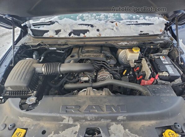 1C6SRFBT0KN831617 2019 DODGE RAM Blue უკანა სალონის ხედი