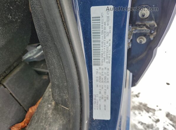 1C6SRFBT0KN831617 2019 DODGE RAM Blue VIN კოდის სტიკერის ხედი