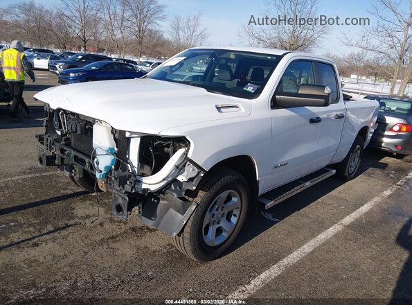 1C6SRFCTXKN598375 2019 RAM 1500 White Vista tres cuartos delantera izquierda
