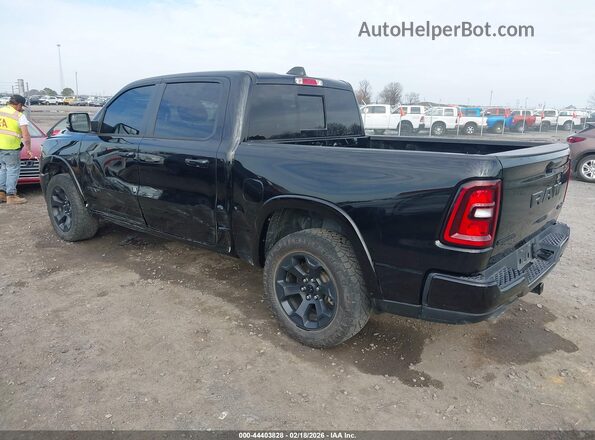 1C6SRFFPXSN528244 2025 RAM 1500 Black უკანა მარცხენა