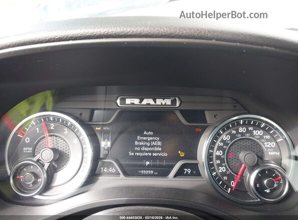 1C6SRFFPXSN528244 2025 RAM 1500 Black უკანა სავარძლების ხედი