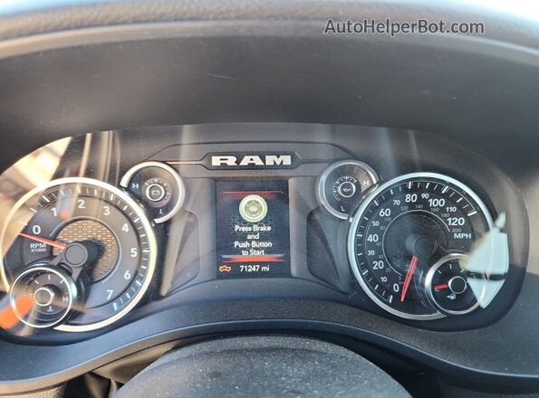 1C6SRFFT0PN621276 2023 RAM 1500 Black Вид щитка приладів