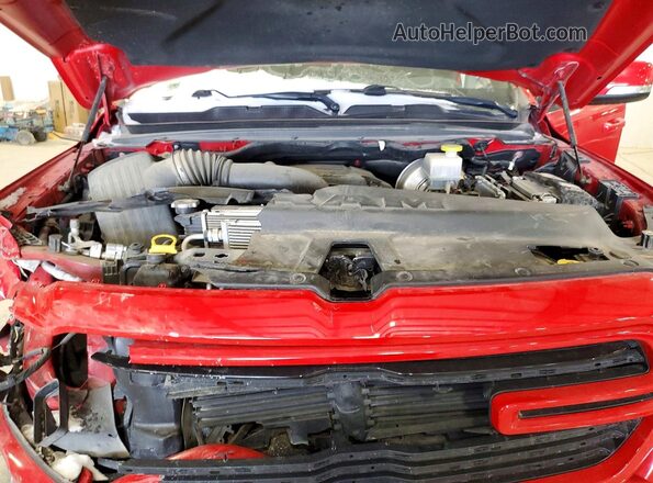 1C6SRFFT3LN258532 2020 RAM 1500 Red უკანა სალონის ხედი