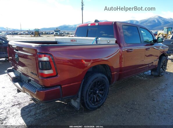 1C6SRFLT5KN844135 2019 RAM 1500 Red 