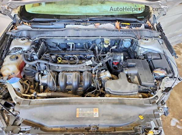 1FA6P0G77G5118056 2016 FORD FUSION Серебряный Вид задней части салона