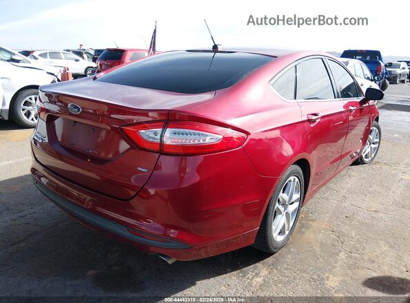 1FA6P0H7XG5118633 2016 FORD FUSION Red უკანა მარჯვენა