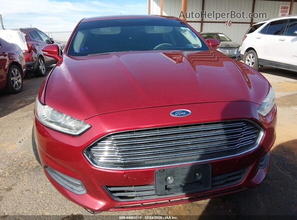 1FA6P0H7XG5118633 2016 FORD FUSION Red ხელსაწყოთა პანელის ხედი