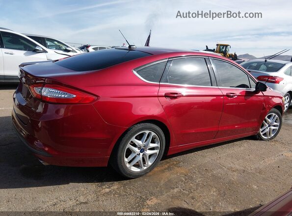 1FA6P0H7XG5118633 2016 FORD FUSION Red უკანა სალონის ხედი