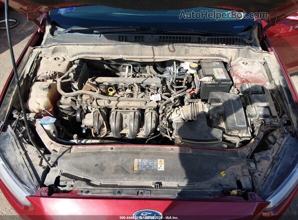 1FA6P0H7XG5118633 2016 FORD FUSION Red უკანა ხედი