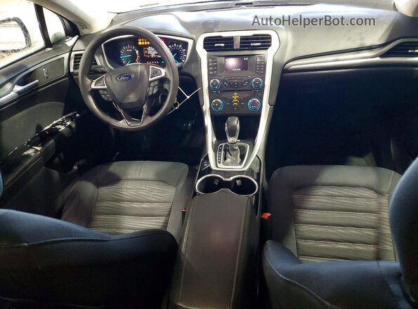 1FA6P0HD5G5113877 2016 FORD FUSION Gray Widok deski rozdzielczej