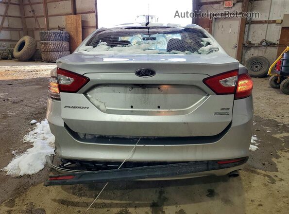 1FA6P0HD5G5113877 2016 FORD FUSION Gray Widok z tyłu