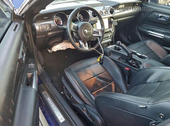 1FA6P8CF3G5279712 2016 FORD MUSTANG Синий Вид панели приборов