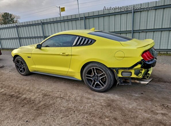 1FA6P8CF3M5113105 2021 FORD MUSTANG Yellow 
