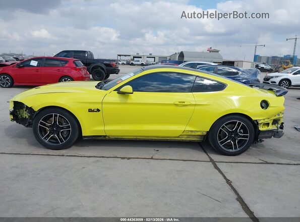 1FA6P8CF3M5116618 2021 FORD MUSTANG Желтый 