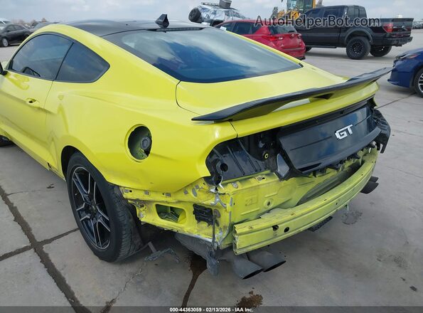 1FA6P8CF3M5116618 2021 FORD MUSTANG Желтый 