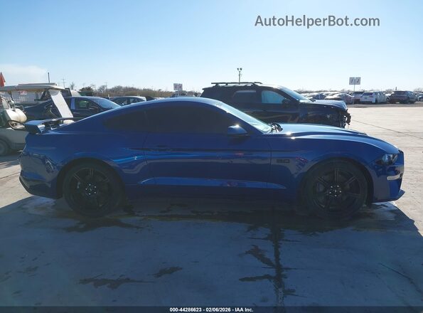 1FA6P8CF3N5149264 2022 FORD MUSTANG Blue Սալոնի 360 աստիճան տեսք
