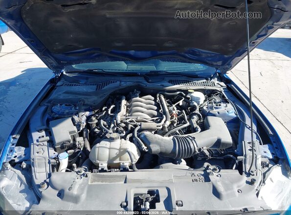 1FA6P8CF3N5149264 2022 FORD MUSTANG Blue Հետևի տեսք
