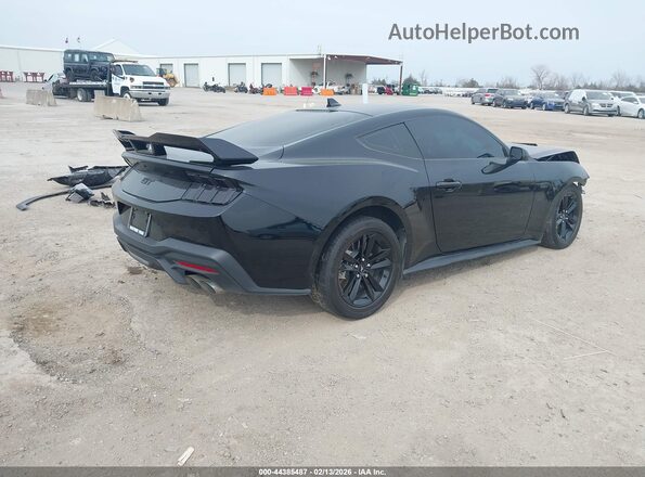 1FA6P8CF3R5426727 2024 FORD MUSTANG Black Հետևի աջ