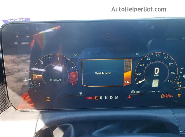 1FA6P8CF4R5415770 2024 FORD MUSTANG Угольный Вид щитка приборов