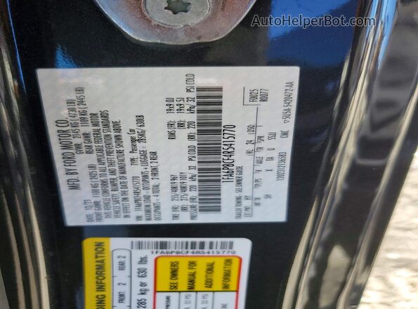 1FA6P8CF4R5415770 2024 FORD MUSTANG Угольный Вид подкапотного пространства